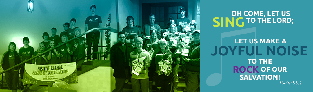 Youth Group at Peace Grue Lutheran Church, Ashby MN